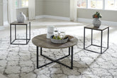 Bay Furniture Gallery - Ashley Furniture - Wadeworth Table (Set of 3) - Occasional Table Set (3/CN) / Two-tone - T103-213